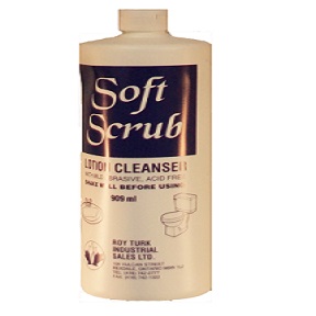 1540.18 SOFT SCRUB BOWL & HARD SURFACE LOTION CLEANSER NON-ACID 12 X 909 ML/CS (CASE LOT ONLY) (23001C)