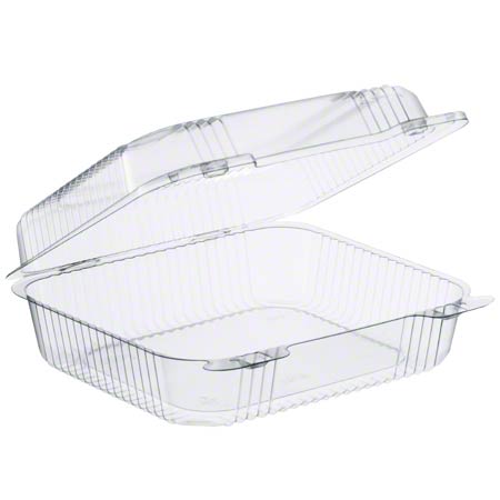 N49WN HINGED LOAF CONTAINER PLA CLEAR 340/CASE