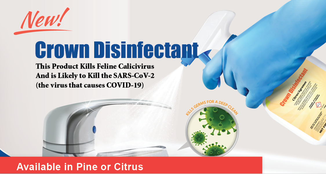 NEW Crown Disinfectants